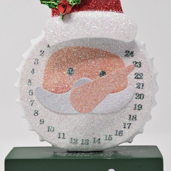 Santa Claus Christmas Countdown Clock Moveable Nose New - Picture 5 of 8